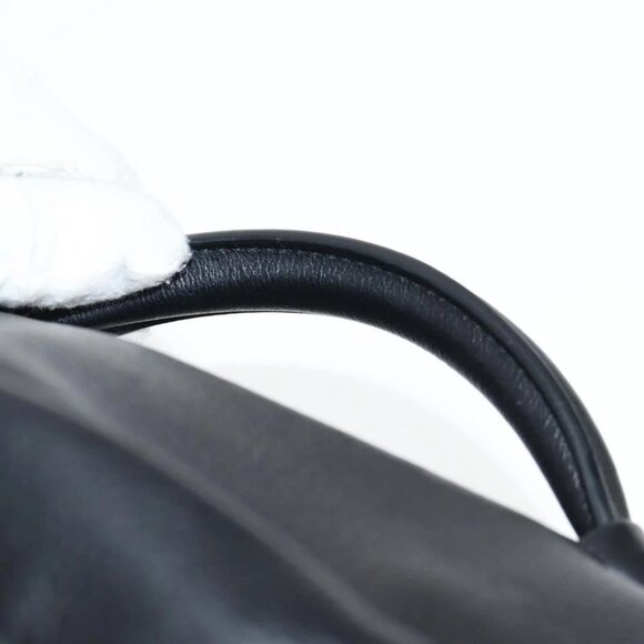 BALENCIAGA Shoulder Bag Leather Black Auth - Picture 8 of 15